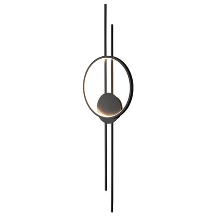 Kimphoria Modern Minimalist Dimmable Brass / Matte Black Wall Sconce