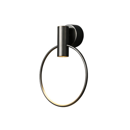 Kimphoria Modern Minimalist Dimmable Brass / Matte Black Wall Sconce