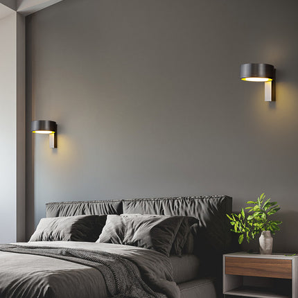 Kimphoria Modern Minimalist Dimmable Brass / Matte Black Wall Sconce