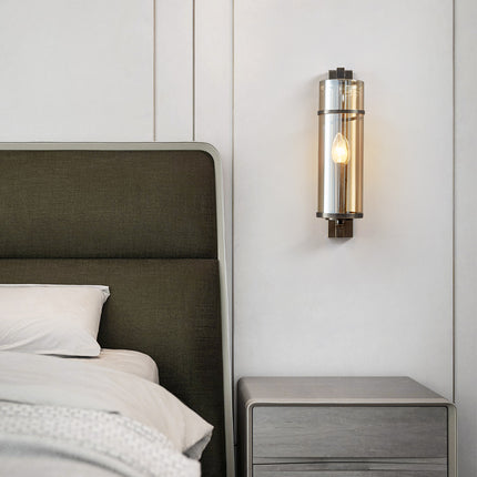 Kimphoria Modern Minimalist Brass / Blacken Gold Wall Sconce