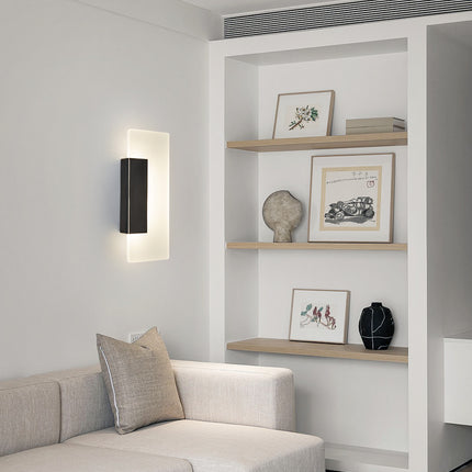 Kimphoria Modern Minimalist Brass / Blacken Gold Wall Sconce