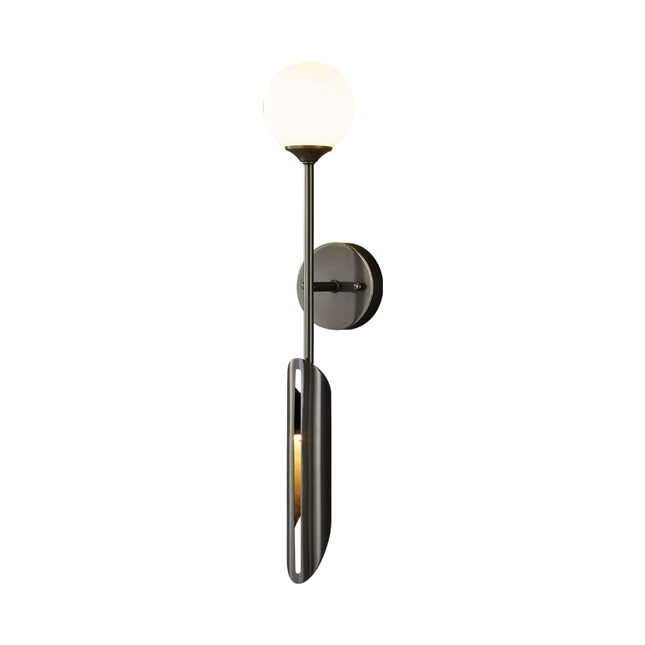Kimphoria Modern Minimalist 2 Light Brass / Blacken Gold Wall Sconce
