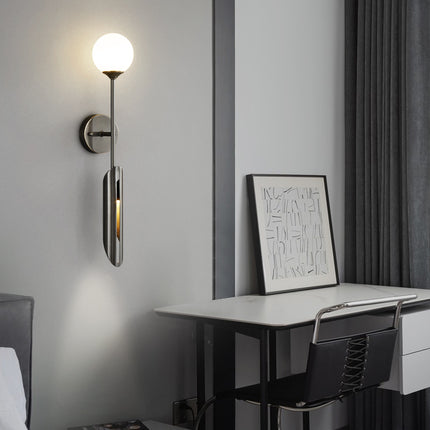 Kimphoria Modern Minimalist 2 Light Brass / Blacken Gold Wall Sconce