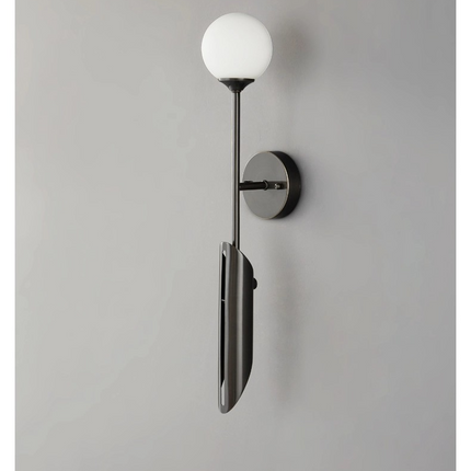 Kimphoria Modern Minimalist 2 Light Brass / Blacken Gold Wall Sconce