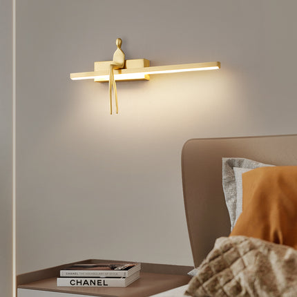Kimphoria 3 Color Dimmable Brass / Blacken Gold Wall Sconce