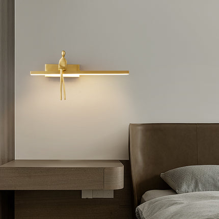 Kimphoria 3 Color Dimmable Brass / Blacken Gold Wall Sconce