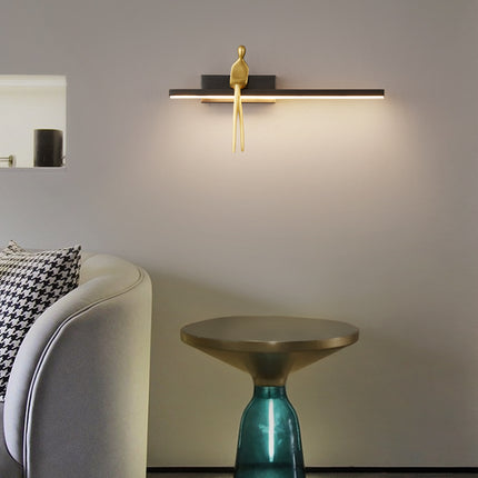 Kimphoria 3 Color Dimmable Brass / Blacken Gold Wall Sconce