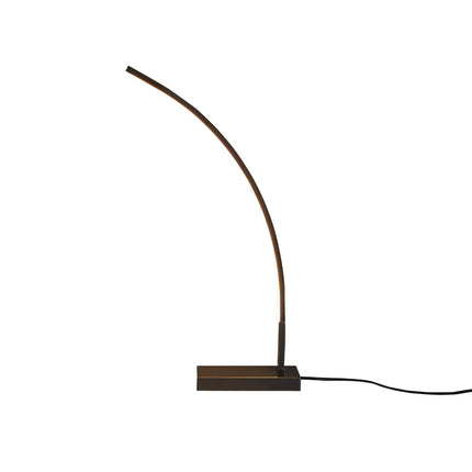 Kimphoria Modern Minimalist Brass / Blacken Gold Desk Lamp, 3 Color Dimmable